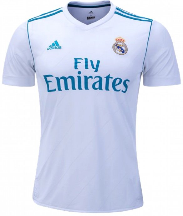 Camisa I Real Madrid 2017 2018 Retro Adidas